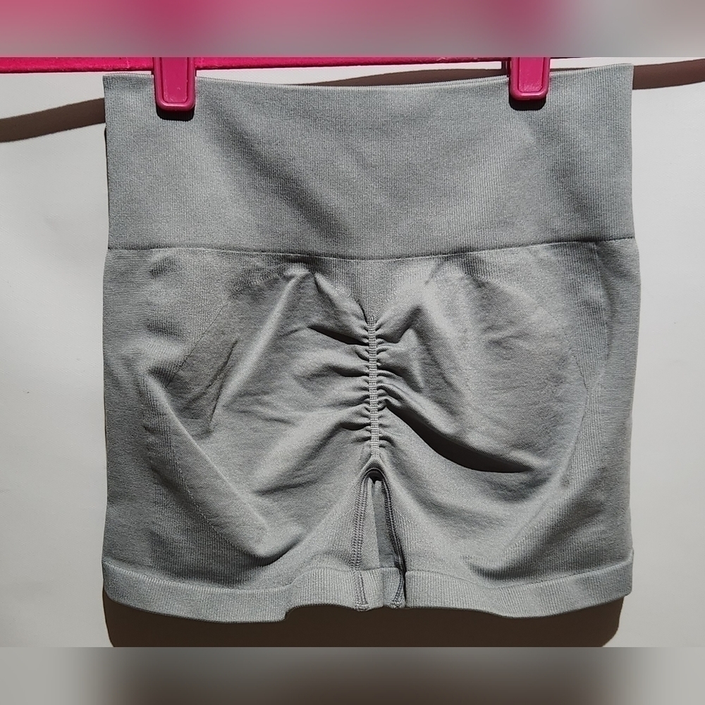 fitness shorts high waist buttock elastic push - Picture 2 of 7